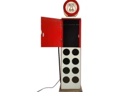 OZAIA Opbergaccessoire-Flessenrek Met Lamp 8 Flessen - H.112 Cm - Wit - Pomp Links - Drive-In