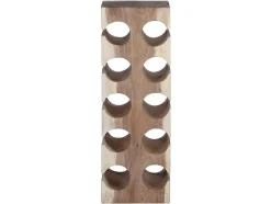 OZAIA Opbergaccessoire-Flessenrek Van Suarhout - 10 Flessen - B19 X D27 X H70 Cm - Naturel - Cagayan
