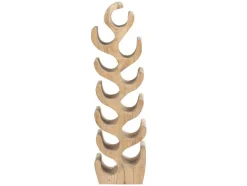 OZAIA Opbergaccessoire-Flessenrek Van Suarhout - 12 Flessen - B28 X D19 X H100 Cm - Naturel - Guimaras
