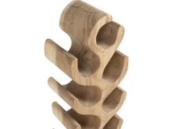 OZAIA Opbergaccessoire-Flessenrek Van Suarhout - 12 Flessen - B28 X D19 X H100 Cm - Naturel - Guimaras