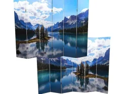 Vente-unique Kamerscherm-Foto Scherm Mcw-A83, 180X244Cm Lake