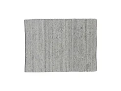 Vente-unique Woonkamertapijt-Ganga Vloerkleed 300X200 Cm Wol Grijs.