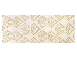 OZAIA Gangtapijt-Gangtapijt Art-Decostijl Lysa - Polypropyleen - 80 X 200 Cm - Beige En Goudkleurig