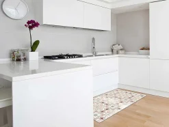 OZAIA Gangtapijt-Gangtapijt Palma In Vinyl Met Tegeleffect- 66X160Cm - Multikleuren