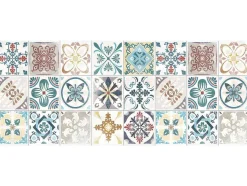 OZAIA Gangtapijt-Gangtapijt Santander In Vinyl Met Tegeleffect Santander - 66X160Cm - Multikleuren