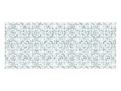 OZAIA Gangtapijt-Gangtapijt Van Vinyl Met Cementtegeleffect - 66 X 160 Cm - Blauw En Wit - Princy
