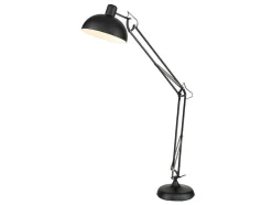 Vente-unique Staande Lamp-Gearticuleerde Staande Lamp Giant - Zwart - H182 Cm