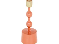 OZAIA Kandelaar En Kaars-Geemailleerde Aluminium Kandelaar - H.22 Cm - Terracotta - Parina