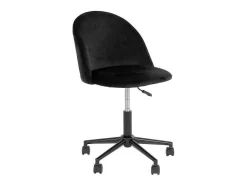 House Nordic Bureaustoel-Geneve Kantoorstoel Velour Zwart, Zwart.
