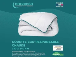 DREAMEA Dekbed-Gerecycled Warm Dekbed Van In Microvezel - 220 X 240 Cm - 350 Gr/M - Rosa