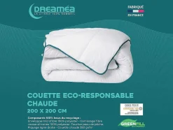 DREAMEA Dekbed-Gerecycled Warm Dekbed Van In Microvezel - 200 X 200 Cm - 350 Gr/M - Rosa