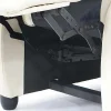 Vente-unique Fauteuil Kunstleer-Glasgow Fauteuil, Creme