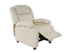 Vente-unique Fauteuil Kunstleer-Glasgow Fauteuil, Creme