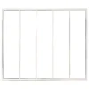 Vente-unique Glazen Binnenraam-Glazen Binnenraam Bayview - Wit - 150 X 130 Cm - Aluminium