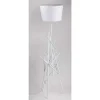 EPIKASA Staande Lamp-Glenn Vloerlamp, Wit, 40X40X162 Cm,