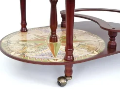 Vente-unique Keukenaccessoire En -Opbergruimte-Globe Bar Met Tafel Mcw-D84