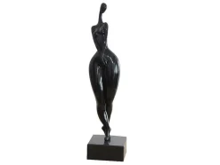 OZAIA Standbeeld-Groot Beeld Madison - Hars - L12 X H50 Cm - Zwart