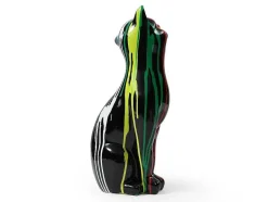 OZAIA Standbeeld-Groot Kattenstandbeeld Van Hars L24 X B13 X H53 Cm Meerdere Kleuren Miniria