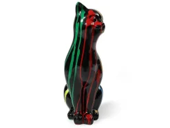 OZAIA Standbeeld-Groot Kattenstandbeeld Van Hars L24 X B13 X H53 Cm Meerdere Kleuren Miniria