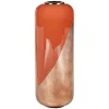 OZAIA Decoratieobject Voor Binnen-Grote Geemailleerde Metalen Vaas - D. 30 X H. 82 Cm - Terracotta En Koperblad - Perlin