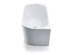 Shower & Design Halfvrijstaand Bad-Halfvrijstaand Bad Divina -200L - 150X75X58Cm - Wit