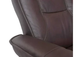 Vente-unique Fauteuil Leer-Halifax Fauteuil, Bruin, Naturel Bruin