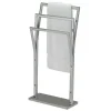 Vente-unique Accessoires & Spiegels-Handdoekenrek Met 3 Dragers Ice