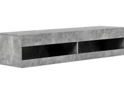 ModernLuxe Tv-Meubel-Hangend Tv-Meubel 140 Cm Met Led - Grijs