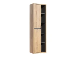 Vente-unique Badkamerkast-Hangende Badkamerkolom - Licht Naturel - H170 Cm - Purnal