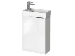 Vente-unique Toiletmeubel-Hangkastje Met Wastafeltje Taho - Wit