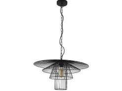 OZAIA Hanglamp-Hanglamp Met Draden Vlindermodel Machaon - Metaal - L59 X H95 Cm - Zwart