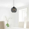 OZAIA Hanglamp-Hanglamp Met Verstelbare Hoogte Celindra - D. 25 X H. 39/119 Cm - Zwart