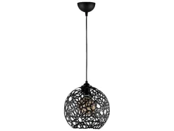OZAIA Hanglamp-Hanglamp Met Verstelbare Hoogte Celindra - D. 25 X H. 39/119 Cm - Zwart