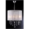 PASCAL MORABITO Hanglamp-Hanglamp Toscani Van Witte Draden - H 100Cm - Passementstrookje Van Kristal