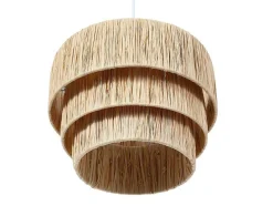 OZAIA Hanglamp-Hanglamp Van Raffia - D30 X H171 Cm - Naturel - Sarnia
