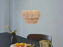OZAIA Hanglamp-Hanglamp Van Raffia - D30 X H171 Cm - Naturel - Sarnia