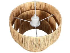 OZAIA Hanglamp-Hanglamp Van Raffia - D30 X H171 Cm - Naturel - Sarnia