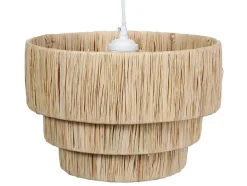 OZAIA Hanglamp-Hanglamp Van Raffia - D30 X H171 Cm - Naturel - Sarnia