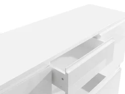 Vente-unique Wastafelmeubel-Hangmeubel Onder Wastafel - Wit - 150 Cm - Jimena Ii