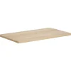 Vente-unique Badkamermeubel Met Enkele Wastafel-Hangmeubel Voor Badkamer Met Wastafel Om Erop Te Plaatsen - Eikenfineer - 80 Cm - Mesliva