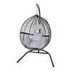 Monstershop Hangstoel-Hangstoel Egg Chair - Zwart - Max: 150 Kg
