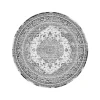 House Nordic Tapijt Rond-Havana Vloerkleed O200 Cm Zwart,Wit.