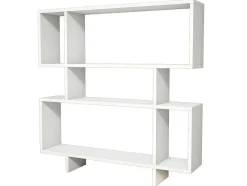 Homemania Boekenkast & Vitrine-Hera Boekenkast, Wit, 100X22X111 Cm, Epikasa