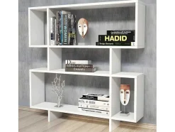 Homemania Boekenkast & Vitrine-Hera Boekenkast, Wit, 100X22X111 Cm, Epikasa