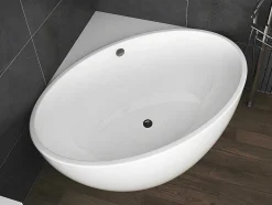 Shower & Design Hoekbad-Hoekbad - 197 L - 127 X 127 X 58 Cm - Wit - Acryl - Gourami