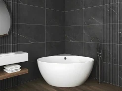 Shower & Design Hoekbad-Hoekbad - 197 L - 127 X 127 X 58 Cm - Wit - Acryl - Gourami