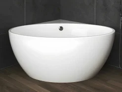 Shower & Design Hoekbad-Hoekbad - 197 L - 127 X 127 X 58 Cm - Wit - Acryl - Gourami