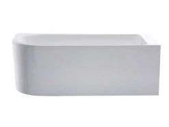 Shower & Design Hoekbad-Hoekbad - 201 Liter - 150 X 75 X 58 Cm - Wit - Rechtse Hoek - Anika