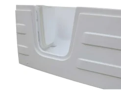 Shower & Design Hoekbad-Hoekbad Met Deurtje Servee - 235L - 170 X 76 X 62 Cm - Hoek Links