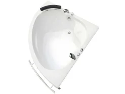 Shower & Design Hoekbad-Hoekbad Met Kraan Navona - 263 L - 135 X 135 X H54 Cm